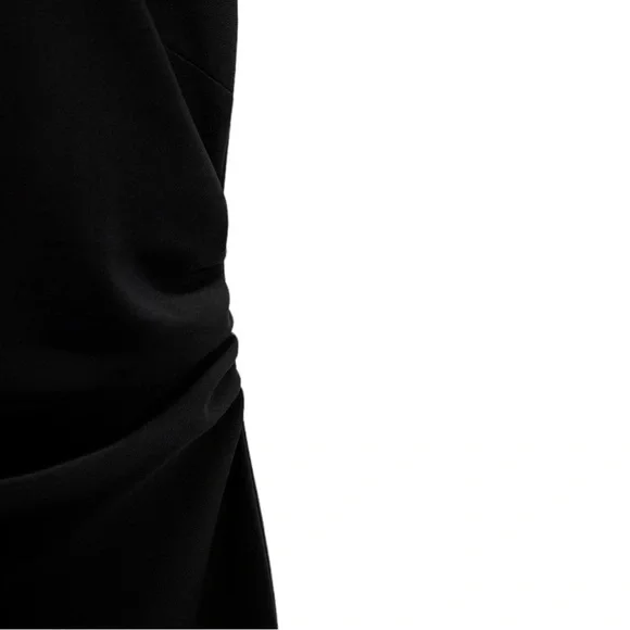 ZARA Pleated Halter Midi Dress - Picture 9 of 12